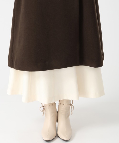 MISCH MASCH（ミッシュマッシュ）の「ダブルボタンAラインコート（チェスターコート・レディース・ブラック/ブラウン/ライトグレー・S/M）」の17枚目の写真