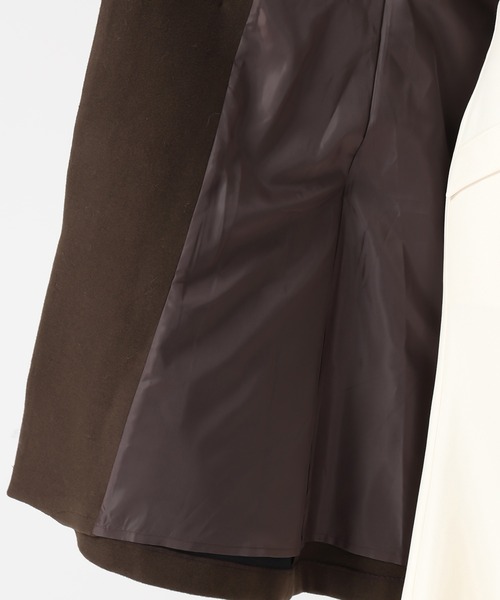 MISCH MASCH（ミッシュマッシュ）の「ダブルボタンAラインコート（チェスターコート・レディース・ブラック/ブラウン/ライトグレー・S/M）」の18枚目の写真