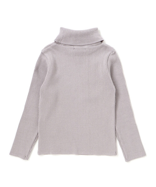 BeBe（ベベ）の「【日本製】リブニットタートルネック(80~150cm)（ニット/セーター・キッズ・オフホワイト/グレー/イエロー・120cm/150cm/140cm/110cm/130cm）」の9枚目の写真