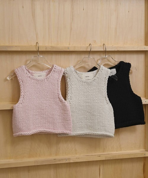 TODAYFUL（トゥデイフル）の「TODAYFUL　Hand Knit Vest ハンドニットベスト/12610512（ベスト・レディース・オフホワイト・ONE SIZE）」の5枚目の写真
