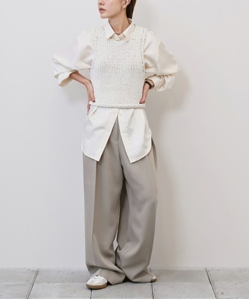 TODAYFUL（トゥデイフル）の「TODAYFUL　Hand Knit Vest ハンドニットベスト/12610512（ベスト・レディース・オフホワイト・ONE SIZE）」の7枚目の写真