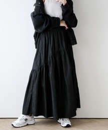 lesperance（レスぺランス）の「フレアシルエットデニムスカート（デニムスカート）」