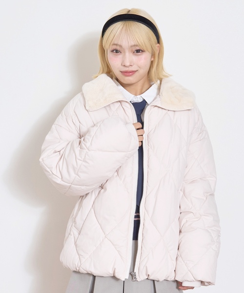 キルト中綿ブルゾン（ブルゾン）｜LOVETOXIC（ラブトキシック）の