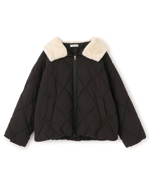 LOVETOXIC（ラブトキシック）の「キルト中綿ブルゾン（ブルゾン・キッズ・ブラック/アイボリー・L:160cm/S:140cm/M:150cm）」の9枚目の写真