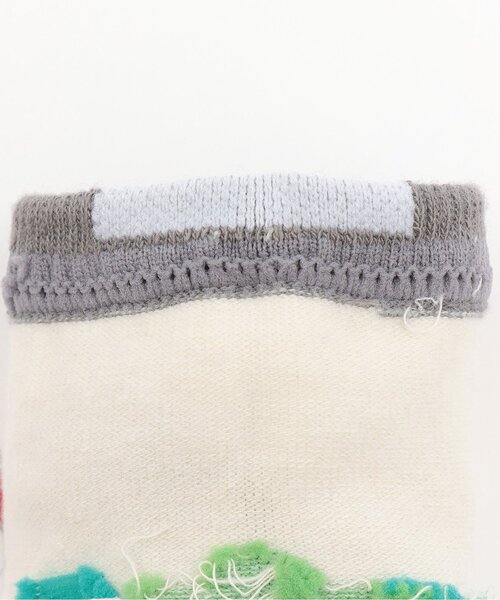 kladskap（クレードスコープ）の「乗り物ショートソックス（ソックス/靴下・キッズ・オフホワイト/サックスブルー・11-13cm/M(16-18cm)/S(13-15cm)/L(18-20cm)）」の3枚目の写真