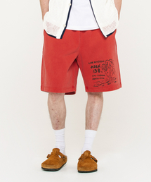 AECA ON THE COAST SWEAT SHORTS-WASHED CORAL