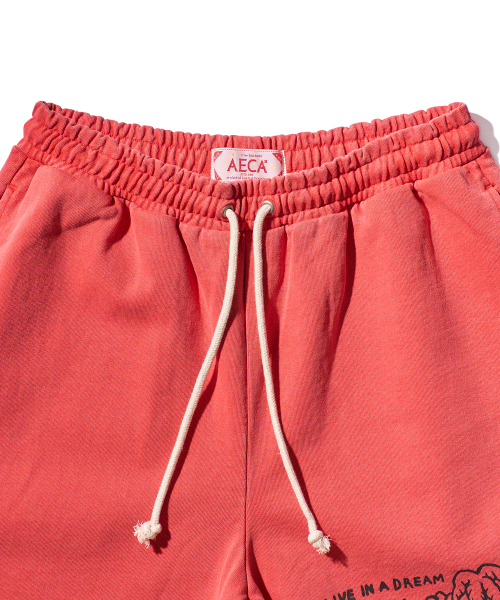 AECA(エイカ)の「AECA ON THE COAST SWEAT SHORTS-WASHED CORAL(その他パンツ・メンズ・その他・SMALL/MEDIUM/LARGE/X-LARGE)」の4枚目の写真