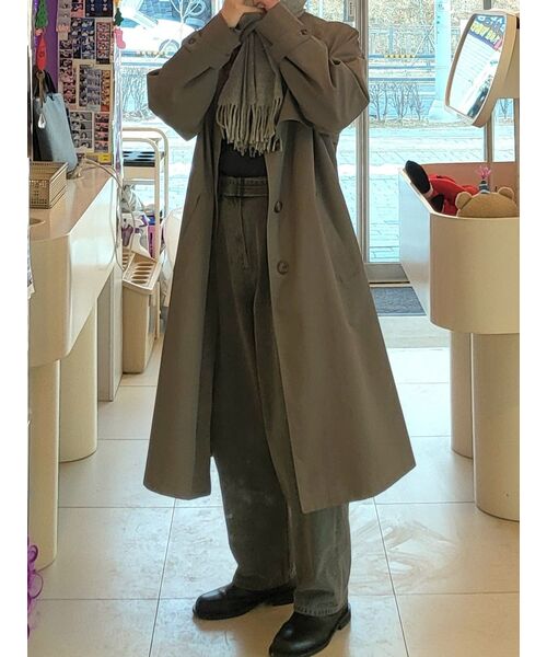 MUSINSA STANDARD（ムシンサスタンダード）の「ベルト付きセミバルーンデニムパンツ[グレー]（デニムパンツ・メンズ・その他・40/38/42/36/34/32/30/31/33/26/27/28/29）」の16枚目の写真