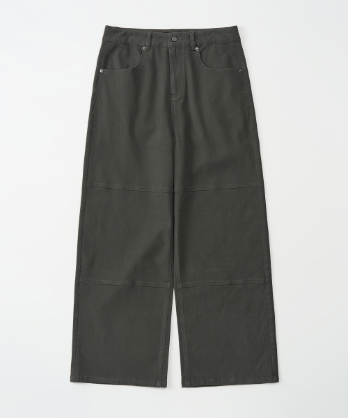 TOFFEE(トフィー)の「コットンウォッシュドラインパンツ (チャコール)(その他パンツ・メンズ・その他・SMALL/MEDIUM/LARGE/X-LARGE)」の2枚目の写真
