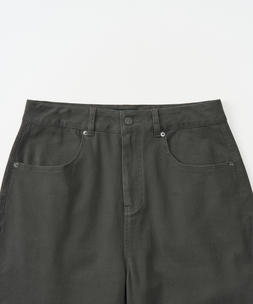TOFFEE(トフィー)の「コットンウォッシュドラインパンツ (チャコール)(その他パンツ・メンズ・その他・SMALL/MEDIUM/LARGE/X-LARGE)」の3枚目の写真