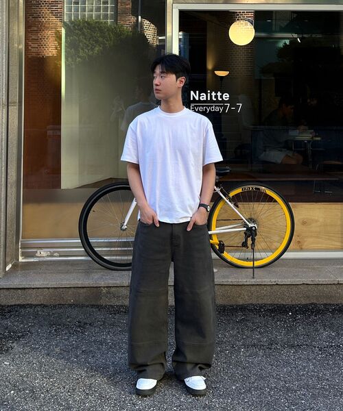 TOFFEE(トフィー)の「コットンウォッシュドラインパンツ (チャコール)(その他パンツ・メンズ・その他・SMALL/MEDIUM/LARGE/X-LARGE)」の10枚目の写真