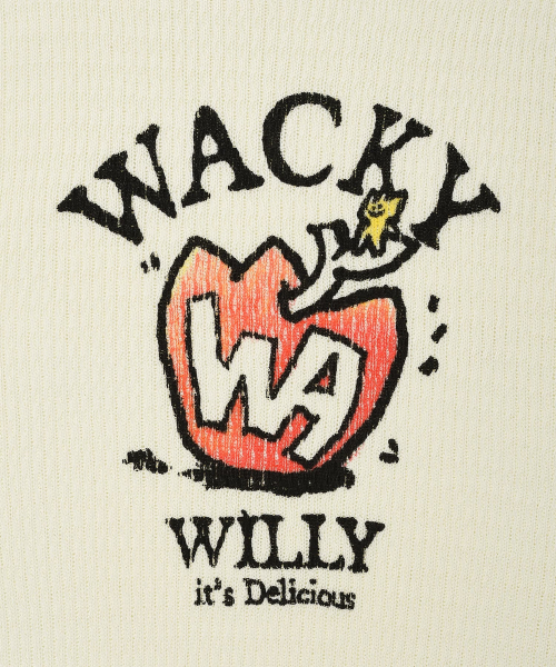 Wacky WiLLy(ワッキーウィリー)の「ワンポイントショートスリーブプルオーバーニットアイボリー(ニット/セーター・レディース・その他・X-LARGE/SMALL/MEDIUM/LARGE)」の5枚目の写真
