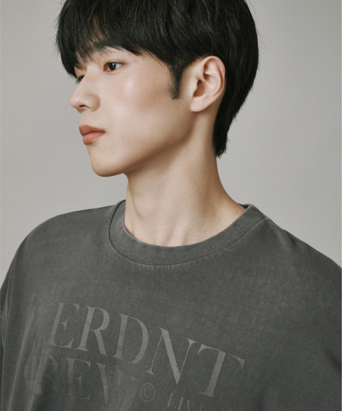 Verdnt（バーダント）の「キャンパスピグメントブロックコア長袖Tシャツ[チャコール]（Tシャツ/カットソー・レディース・チャコール・SMALL/MEDIUM/LARGE）」の5枚目の写真