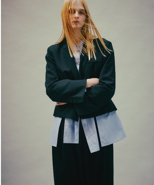ADORE(アドーア)の「◆マニッシュクロスパンツ(その他パンツ・レディース・ネイビー/グレー・38/36)」の5枚目の写真