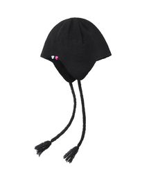 FENNEC（フェネック）の「EAR FLAP HAT - BLACK（ニットキャップ/ビーニー）」