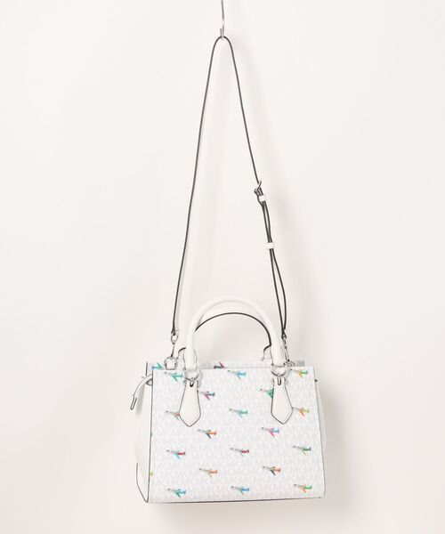 MICHAEL KORS(マイケルコース)の「MARILYN MD SATCHEL サッチェル(ハンドバッグ・レディース・ホワイト系・FREE)」の2枚目の写真