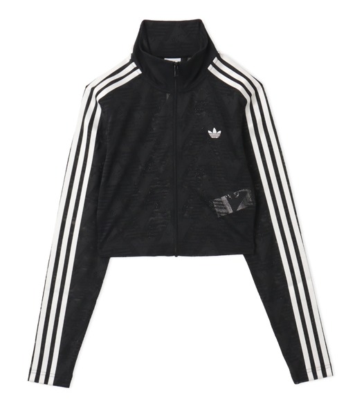 adidas(アディダス)の「adidas FIREBIRD CLASSIC LACE TRACK TOP / アディダス ファイヤーバード クラシック レース トラックトップ(ジャージ・レディース・ブラック・S/M/L)」の2枚目の写真