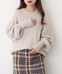 Anna Nicola ラクーンブレンドニット