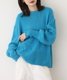 Anna Nicola ラクーンブレンドニット