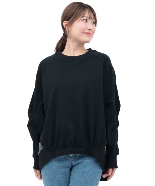 チチカカ（チチカカ）の「ふくれジャカードコンビプルオーバー（スウェット・レディース・ブラック/ベージュ/マスタード・FREE）」の10枚目の写真