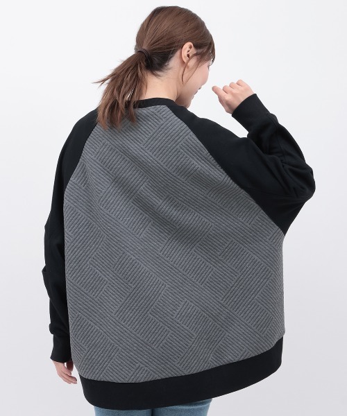 チチカカ（チチカカ）の「ふくれジャカードコンビプルオーバー（スウェット・レディース・ブラック/ベージュ/マスタード・FREE）」の14枚目の写真