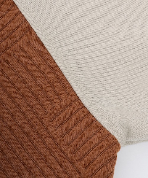 チチカカ（チチカカ）の「ふくれジャカードコンビプルオーバー（スウェット・レディース・ブラック/ベージュ/マスタード・FREE）」の22枚目の写真