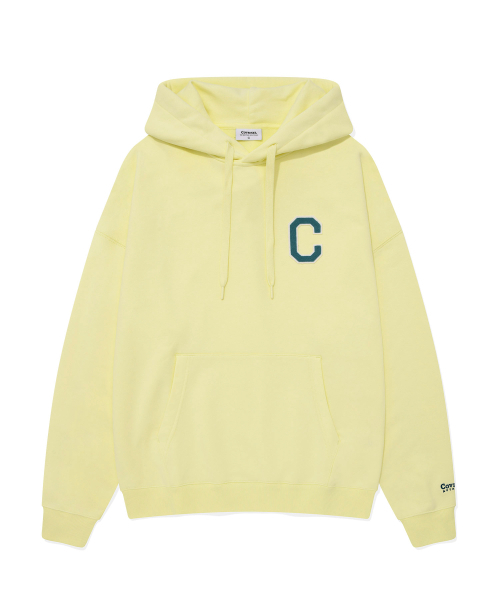 COVERNAT(カバーナット)の「Cロゴフードパーカーライトイエロー(パーカー・レディース・その他・SMALL/MEDIUM/LARGE/X-LARGE)」の1枚目の写真