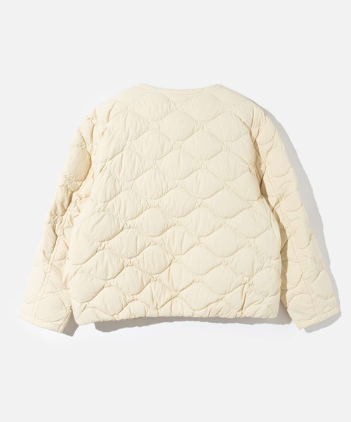 Pyrenex（ピレネックス）の「PYRENEX NACRE DOWN JACKET ピレネックス ナクル  ダウンジャケット（ダウンジャケット/コート・レディース・アイボリー/ブラック・42/40/38/36/34）」の11枚目の写真