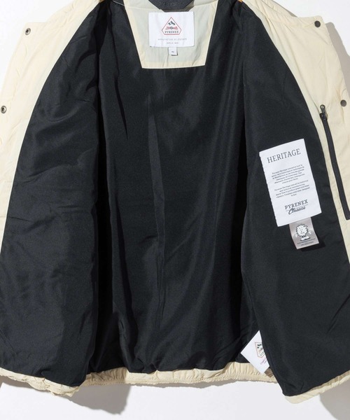 Pyrenex（ピレネックス）の「PYRENEX NACRE DOWN JACKET ピレネックス ナクル  ダウンジャケット（ダウンジャケット/コート・レディース・アイボリー/ブラック・42/40/38/36/34）」の3枚目の写真