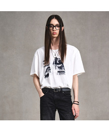 ROCK A BILLY スラブスcoopネックハーフTシャツ