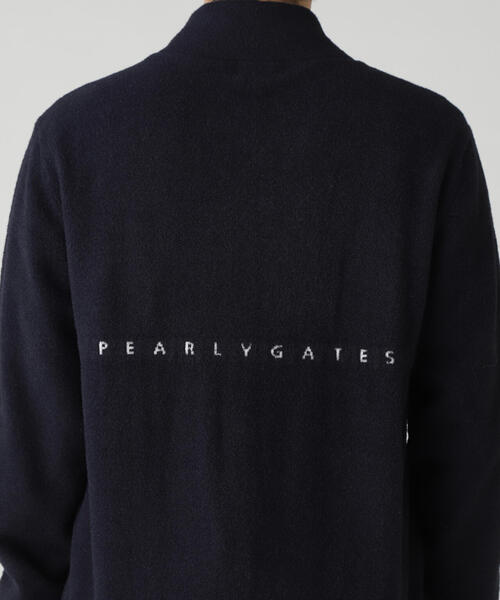 PEARLY GATES(パーリーゲイツ)の「【PEARLY GATES】裏付きニットスタンドブルゾン(ブルゾン・メンズ・ネイビー/ホワイト・MEDIUM/LARGE/X-LARGE)」の17枚目の写真