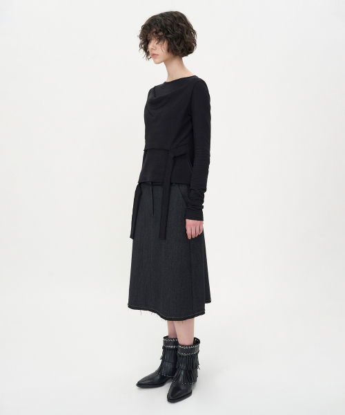 INSILENCE WOMEN(インサイレンスウーマン)の「ローディテールウールスカートCHARCOAL(スカート・レディース・その他・SMALL/MEDIUM/LARGE)」の18枚目の写真