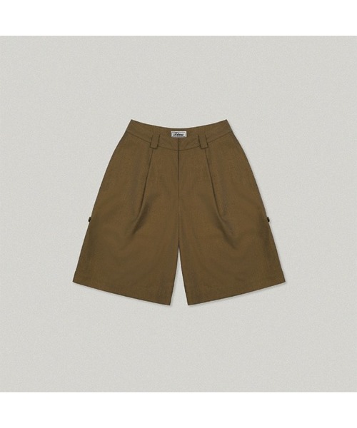FOLNUA(フォルニュア)の「TWO-WAY WOOL SHORTS (CAMEL)(その他パンツ・レディース・その他・SMALL/MEDIUM)」の1枚目の写真