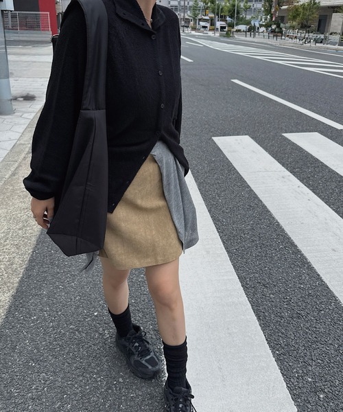 nananamoe(ナナナモエ)の「suede mini skirt(スカート・レディース・ベージュ・S/M)」の8枚目の写真