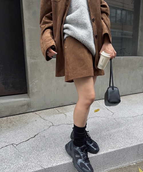 nananamoe(ナナナモエ)の「suede mini skirt(スカート・レディース・ベージュ・S/M)」の16枚目の写真