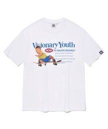 VISION STREET WEAR（ヴィジョンストリートウェア）の「VSW Skateboarder T-Shirts White（Tシャツ/カットソー）」
