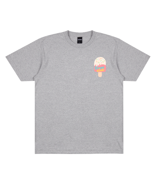 CREAM SODA LAB(クリームソーダラボ)の「LABアイスクリーム半袖Tシャツグレー(Tシャツ/カットソー・メンズ・その他・LARGE/MEDIUM/X-LARGE/XX-LARGE)」の1枚目の写真