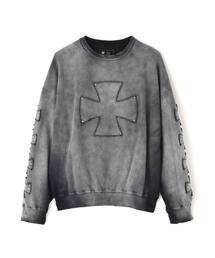 DANKE SCHON | DankeSchon/ダンケシェーン/SPRAY PIGMENT SWEAT CREWNECK IRON(スウェット)