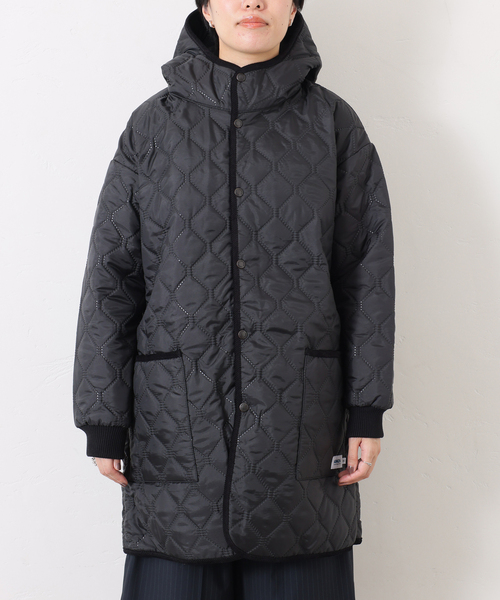 JOURNAL STANDARD LUXE（ジャーナルスタンダード　ラックス）の「【ARMEN】OVERSIZED HOODED COAT（その他アウター・レディース・アイボリー/ブラック・2）」の19枚目の写真