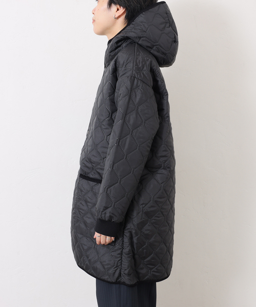 JOURNAL STANDARD LUXE（ジャーナルスタンダード　ラックス）の「【ARMEN】OVERSIZED HOODED COAT（その他アウター・レディース・アイボリー/ブラック・2）」の18枚目の写真