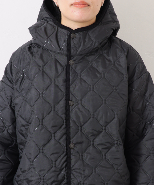 JOURNAL STANDARD LUXE（ジャーナルスタンダード　ラックス）の「【ARMEN】OVERSIZED HOODED COAT（その他アウター・レディース・アイボリー/ブラック・2）」の16枚目の写真