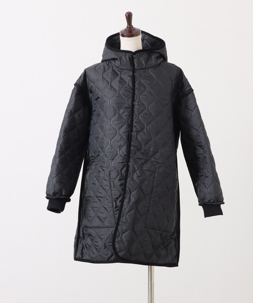 JOURNAL STANDARD LUXE（ジャーナルスタンダード　ラックス）の「【ARMEN】OVERSIZED HOODED COAT（その他アウター・レディース・アイボリー/ブラック・2）」の8枚目の写真
