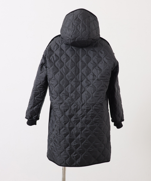 JOURNAL STANDARD LUXE（ジャーナルスタンダード　ラックス）の「【ARMEN】OVERSIZED HOODED COAT（その他アウター・レディース・アイボリー/ブラック・2）」の7枚目の写真