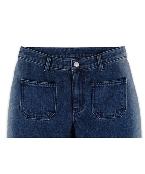 youthbath(ユースバース)の「SIDE BLEACHED LINE DENIM PANTS_BLUE(デニムパンツ・レディース・その他・SMALL/MEDIUM)」の2枚目の写真