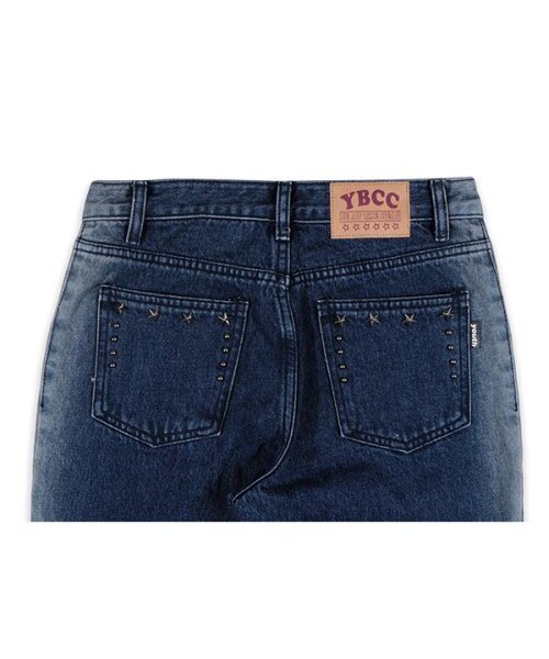 youthbath(ユースバース)の「SIDE BLEACHED LINE DENIM PANTS_BLUE(デニムパンツ・レディース・その他・SMALL/MEDIUM)」の5枚目の写真