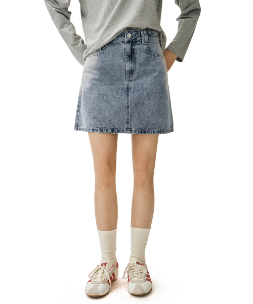 DECET WOMEN(デケット ウーマン)の「シグネチャーミニスカート DCSK001LブルーA(スカート・レディース・その他・MEDIUM/X-SMALL/SMALL)」の3枚目の写真