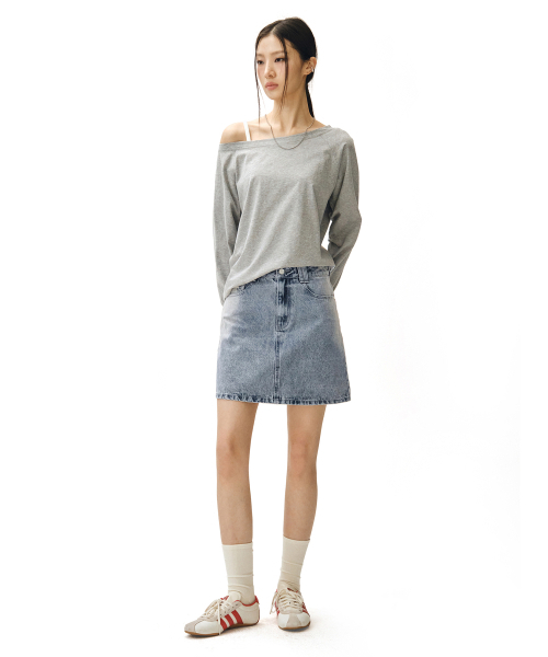 DECET WOMEN(デケット ウーマン)の「シグネチャーミニスカート DCSK001LブルーA(スカート・レディース・その他・MEDIUM/X-SMALL/SMALL)」の7枚目の写真