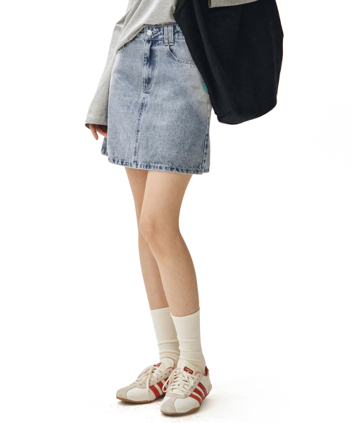 DECET WOMEN(デケット ウーマン)の「シグネチャーミニスカート DCSK001LブルーA(スカート・レディース・その他・MEDIUM/X-SMALL/SMALL)」の12枚目の写真