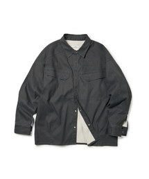 ETCE（イーティーシーイー）の「WASHED TWO POCKET SHIRT (GRAY)（シャツ/ブラウス）」