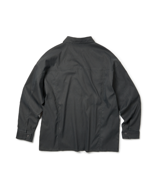 ETCE（イーティーシーイー）の「WASHED TWO POCKET SHIRT (GRAY)（シャツ/ブラウス・メンズ・その他・MEDIUM/LARGE/X-LARGE）」の2枚目の写真